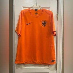 Nike men’s soccer top Netherlands